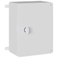 vidaXL Ovládacia skriňa Sivá 28 x 13 x 28 cm ABS plast