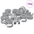 vidaXL Matice s kamlockom 4000 ks Strieborná Kov