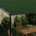 vidaXL Altánok 4 x 3,98 x 2,67 m Zelená Polyester a oceľ
