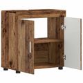 vidaXL Set kabinetov do kúpeľne TULUM Staré drevo 60 x 34 x 63 cm