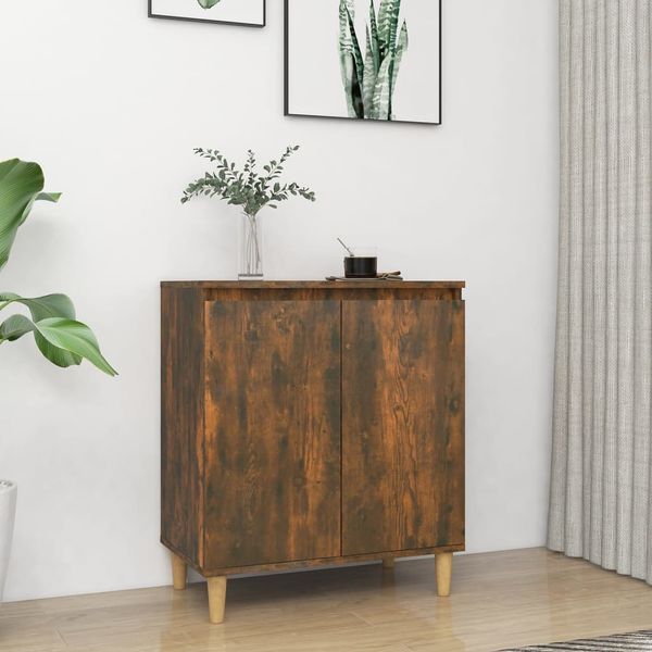 vidaXL Komoda tmavý dub 60x35x70 cm spracované drevo