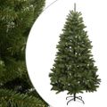 vidaXL Umelý výklopný vianočný stromček so stojanom zelený 300 cm