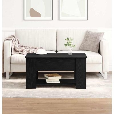 vidaXL Konferenčný stolík Čierny dub 79 x 49 x 41 cm Kompozitné drevo