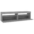 vidaXL TV skrinky s LED svetlami 2 ks sivý dub sonoma 75x35x40 cm
