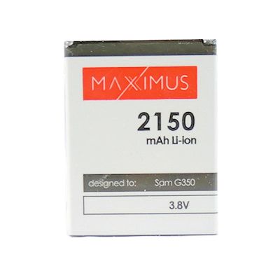 BAT MAXXIMUS SAM G350 CORE PLUS 2150 mAh  EB-B185BE