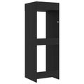 vidaXL Kabinet na práčku s úložiskom Čierny dub 67,5 x 68 x 200 cm