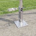 vidaXL Zvarené drôtené pletivo s betónovým základom 50 x 1,4 m