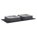 vidaXL Podložka pod bazén 640 x 321 x 0,1 cm Obdĺžnikový Čierna