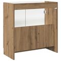 vidaXL Kúpeľňová skrinka pod umývadlo Dub artisan 78,5 x 37,5 x 81 cm