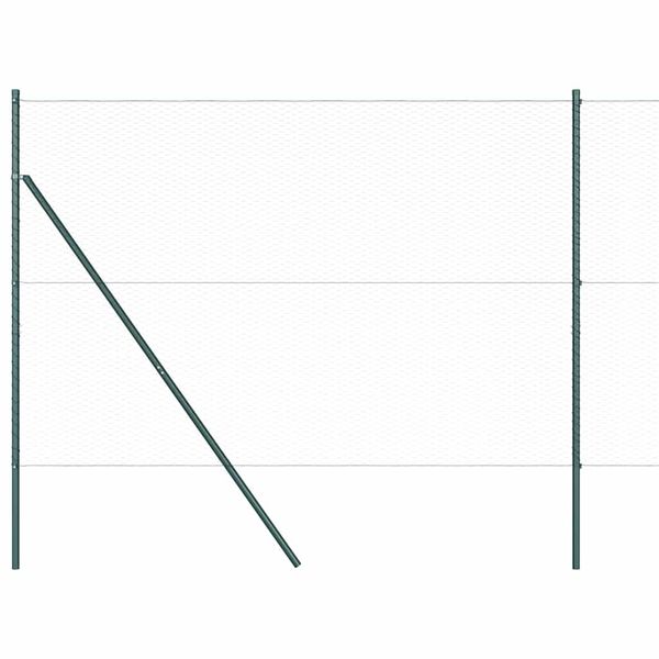 vidaXL Vonkajší šesťuholníkový fénový základný upevňovač 100 x 1,6 m