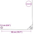 vidaXL Tarpaulin 650g / m² Olivovo zelená 2,5 x 3,5 m