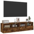vidaXL TV nástenné skrinky 2 ks dymový dub 60x30x30cm kompozitné drevo