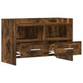 vidaXL TV skrinka 71,5 x 33 x 47 cm Dymový dub Kompozitné drevo