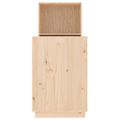 vidaXL Stolík 110x53x117 cm masívne borovicové drevo