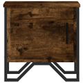 vidaXL Nočné stolíky 2 ks dymový dub 40x30x40 cm kompozitné drevo