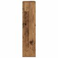 vidaXL Knižnica staré drevo 89x24x101,5 cm kompozitné drevo
