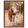 vidaXL Fotorámiky na stenu, koláž 3 ks, hnedé 40x50 cm, MDF