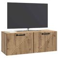 vidaXL Nástenná TV skrinka 78,5 x 31 x 30 cm Dub artisan