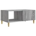vidaXL Konferenčný stolík Sivá sonoma 90 x 50 x 40 cm Kompozitné drevo