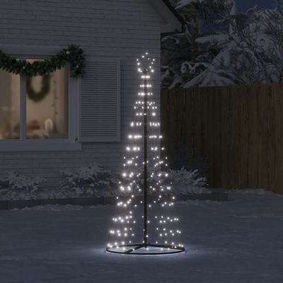 vidaXL LED vianočný stromček 200 LED studená biela 180 cm