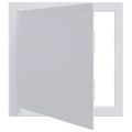 vidaXL Prístupové dosky Biela 35 x 35 cm ABS plast