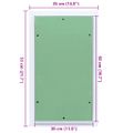 vidaXL Access Panel Zelená a strieborná 35 x 55 cm