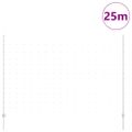 vidaXL Vonkajšie divoké oplotenie s posteľami 25 x 1,6 m Strieborná