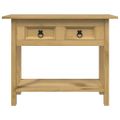 vidaXL Konzolový stolík Mexická borovica Corona Range 93x34,5x73 cm