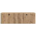 vidaXL Nástenná TV skrinka 98 x 31 x 30 cm Dub artisan