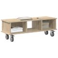 vidaXL TV stolík 100 x 35 x 35 cm Sonoma dub Kompozitné drevo