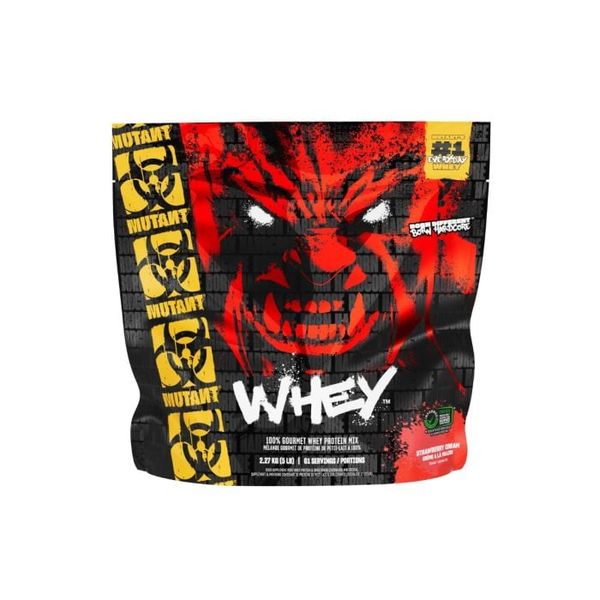 Mutant Whey - PVL, jahodový krém, 2270 g