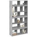 vidaXL Deliaca stena sivá sonoma 100x33x187,5 cm kompozitné drevo