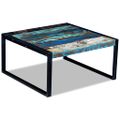 vidaXL Konferenčný stolík, recyklovaný masív 80x80x40 cm