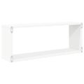 vidaXL Nástenné police 2 ks, biele 60x15x23 cm, kompozitné drevo