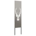 vidaXL Záhradná clona na súkromie Zvieracia potlač Hrdzavý 32 x 140 cm