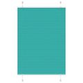 vidaXL Plisovaná roleta petrolejovo zelená 95x100 cm šírka látky 94,4 cm polyester