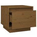 vidaXL Nočné stolíky 2 ks medovo-hnedé 35x34x32 cm borovicové drevo