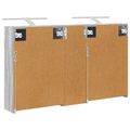 vidaXL Set kabinetov do kúpeľne 3 ks 106 x 16 x 62,5 cm