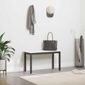 vidaXL lavička Biela 80 x 35 x 45 cm Masívne borovicové drevo