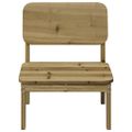 VidaXL záhradné stoličky 2 ks 60x52,5x72cm impregnované drevo borovica