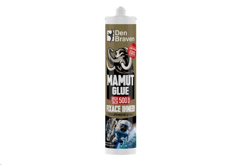 Den Braven Lepidlo MAMUT GLUE (High tack) biele 290ml kartuša