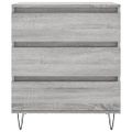 vidaXL Komoda sivý dub sonoma 60x35x70 cm spracované drevo
