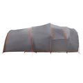 vidaXL Tunelový stan 370 x 275 x 210 cm Šedá a oranžová