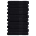vidaXL Uteráky FROGN 10 ks čierne 100x200 cm 360 g/m²
