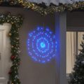 vidaXL Vianočná svietiaca hviezda 140 LED 4 ks modré 17 cm