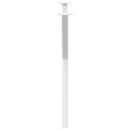 vidaXL Nohy k jedálenskému stolu v tvare X, 2 ks, biele, 90 x (72-73) cm, oceľové