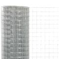 vidaXL Drôtené pletivo, pozinkovaná oceľ 25x0,5 m, strieborné