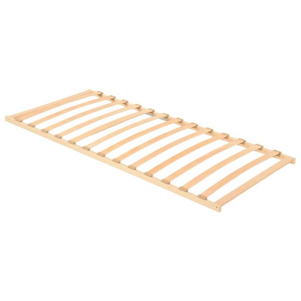 vidaXL Lamelový rošt Hnedá 90 x 190 cm Masívne bukové drevo