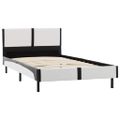vidaXL Posteľ s matracom s pamäťovou penou 90x200 cm umelá koža