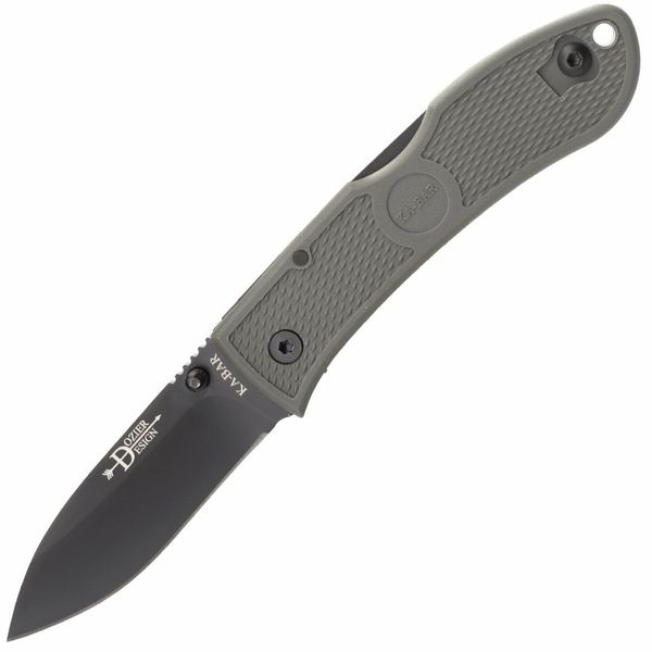 KA-BAR KB-4062FG Dozier Hunter Foliage Green vreckový nôž 7,5 cm, čierna, zelená, Zytel
